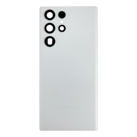 Задня частина корпусу Samsung Galaxy S22 Ultra 5G SM-S908 White (з склом камери)