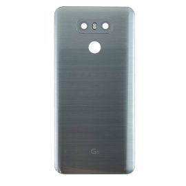 Задня частина корпусу LG G6 H870 (Ice Platinum) Silver (з склом камери)