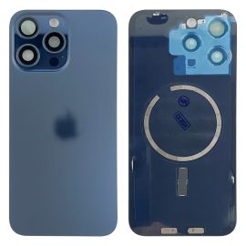 Кришка задня iPhone 15 Pro Max Blue Titanium (з рамкою) Original (PRC)