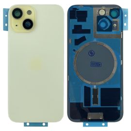 Кришка задня iPhone 15 Yellow (з рамкою) Original (PRC)