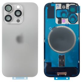 Кришка задня iPhone 16 Pro Natural Titanium (з рамкою) Original (PRC)