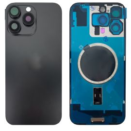 Кришка задня iPhone 16 Pro Max Black Titanium (з рамкою) Original (PRC)