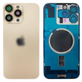Кришка задня iPhone 16 Pro Max Desert Titanium (з рамкою) Original (PRC)