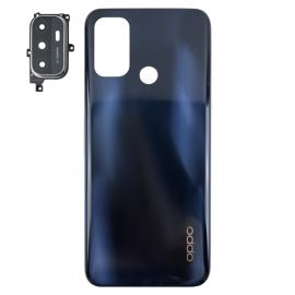 Задня частина корпусу Oppo A32 / A33 / A53 / A53S Black (з склом камери) Original (PRC)