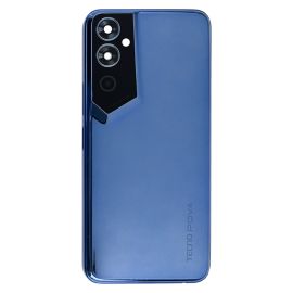 Задня частина корпусу Tecno Pova Neo 2 Cyber Blue (зі склом камери)