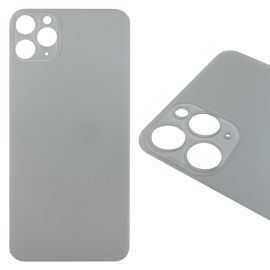 Кришка задня iPhone 11 Pro Max Silver (великий виріз під камеру) Copy