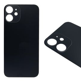 Кришка задня iPhone 12 Mini Black (великий виріз під камеру) Copy