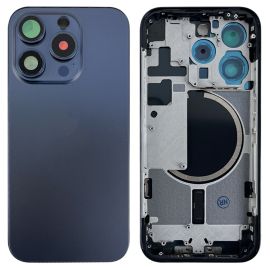 Корпус iPhone 15 Pro (з кнопками та SIM-лотком) Blue Titanium Original (PRC) (EU/UK: SIM + E-SIM)