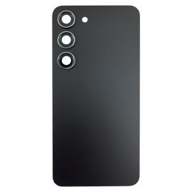Задня частина корпусу Samsung Galaxy S23 SM-S911 Phantom Black (з склом камери)