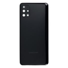 Задня частина корпусу Samsung Galaxy M51 SM-M515 Black (з склом камери)