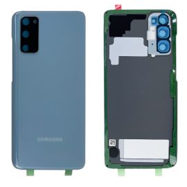 Задня частина корпусу Samsung Galaxy S20 SM-G980 Blue (з склом камери) Original (PRC)