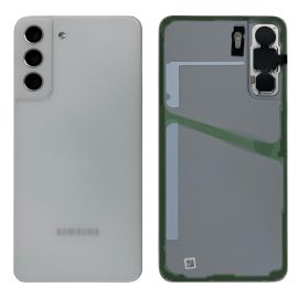 Задня частина корпусу Samsung Galaxy S21 FE 5G SM-G990B White (з склом камери) Original (PRC)