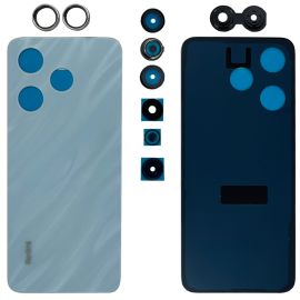 Задня частина корпусу Xiaomi Redmi 13 Ocean Blue (з склом камери) Original (PRC)