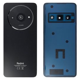 Задня частина корпусу Xiaomi Redmi A3 Black (з склом камери) Original (PRC)