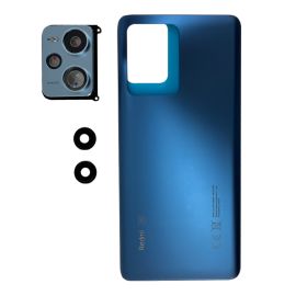 Задня частина корпусу Xiaomi Redmi Note 12 Pro Plus Iceberg Blue (з склом камери) Original (PRC)
