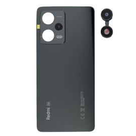 Задня частина корпусу Xiaomi Redmi Note 12 Pro 5G Onyx Black (з склом камери) Original (PRC)
