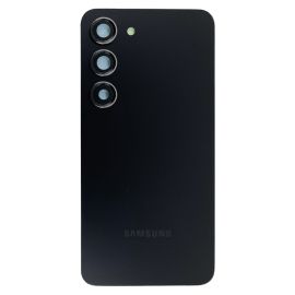 Задня частина корпусу Samsung Galaxy S23 SM-S911 Phantom Black (з склом камери) Original (PRC)