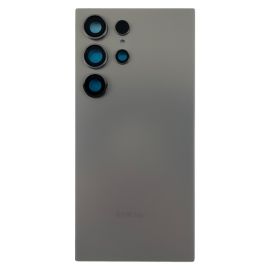 Задня частина корпусу Samsung Galaxy S24 Ultra SM-S928 Titanium Gray (з склом камери) Original (PRC)