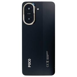 Задня частина корпусу Xiaomi Poco C71 Black (з склом камери) Original (PRC)