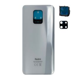 Задня частина корпусу Xiaomi Redmi Note 9S / Note 9 Pro White (з склом камери) Original (PRC)