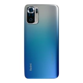 Задня частина корпусу Xiaomi Redmi Note 10 / Note 10S Ocean Blue (з склом камери) Original (PRC)