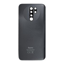 Задня частина корпусу Xiaomi Redmi 9 Grey (Black) (з склом камери) Original (PRC)