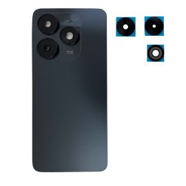 Задня частина корпусу Tecno Spark Go 2024 Black (з склом камери) Original (PRC)