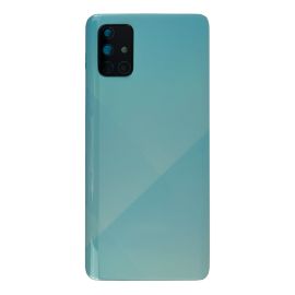 Задня частина корпусу Samsung Galaxy A71 2020 SM-A715 Blue (з склом камери) Original (PRC)