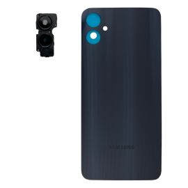 Задня частина корпусу Samsung Galaxy A05 SM-A055 Black (з склом камери) Original (PRC)