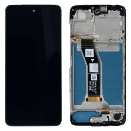 Дисплей Motorola Moto E14 complete with frame Black Original (OEM)