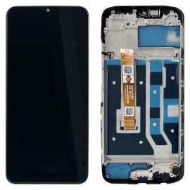 Дисплей Oppo A17 / Oppo A17K / Oppo A57e complete with frame Black Original (OEM)