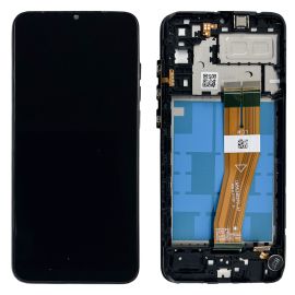 Дисплей Samsung Galaxy A04E SM-A042 complete with frame Black Original (OEM)