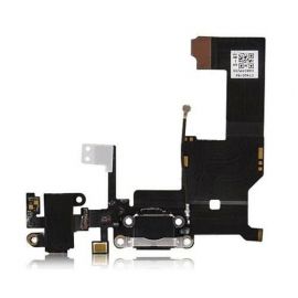 Шлейф зарядки для iPhone 5 (4.0") Black Original (PRC)