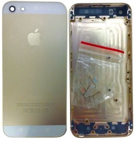 Корпус iPhone 5 (з кнопками та SIM-лотком) Gold Original (PRC)