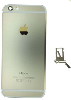 Корпус iPhone 6 (з кнопками та SIM-лотком) Gold Original (PRC)