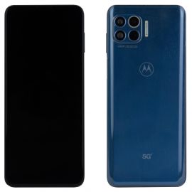 Дисплей Motorola One 5G  (XT2075 -1) (single sim) complete with frame Blue (Знятий з телефону)