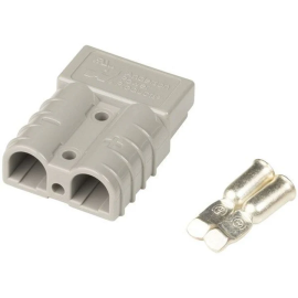 Роз'єм конектор Anderson, 50A, 6AWG/13.3mm, сірий