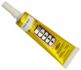 Клей Силіконовий E-8000 (15 ml) прозорий, металевий дозатор