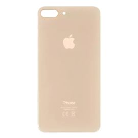 Кришка задня iPhone 8 Plus (5,5") Gold (великий виріз під камеру)
