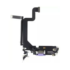 Шлейф зарядки для iPhone 14 Pro Max (6.7") Purple Original (PRC)