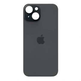 Кришка задня iPhone 15 Black (великий виріз під камеру)