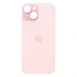 Кришка задня iPhone 15 Pink (великий виріз під камеру)