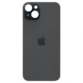 Кришка задня iPhone 15 Plus Black (великий виріз під камеру)