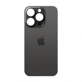 Кришка задня iPhone 15 Pro Black (великий виріз під камеру)