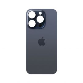 Кришка задня iPhone 15 Pro Blue (великий виріз під камеру)