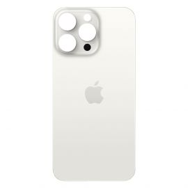 Кришка задня iPhone 15 Pro Max White (великий виріз під камеру)