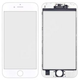 Скло дисплея (для переклеювання) iPhone 6S (4.7") White complete with frame