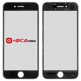 Скло дисплея OCA Pro для iPhone 8 / SE 2020 (4.7") для переклеювання з рамкою та OCA Black