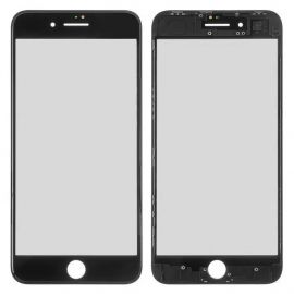 Скло дисплея (для переклеювання) iPhone 8 Plus (5.5") Black complete with frame