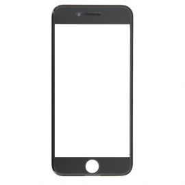 Скло дисплея iPhone 8 / SE 2020 (4.7") для переклеювання з рамкою та OCA Black